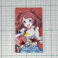花海咲季 ミニブロマイド レア仕様 箔押しサイン入り ペインタースタイル