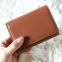 新品✨二つ折り財布　レディース　メンズ　キャメル　茶色　プレゼント　開運　小銭入