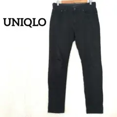 ユニクロ UNIQLO スキニーパンツ ストレッチ ブラック Lサイズ