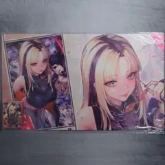 白詰草　ホロライブ　スリーブ　プレイマット　虎金妃笑虎 白詰草 ホロライブ プレイマット 虎金妃笑虎 （ホロライブ 虎金