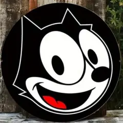 フィリックス・ザ・キャット Felix the Cat ブリキ看板 アメリカ雑貨