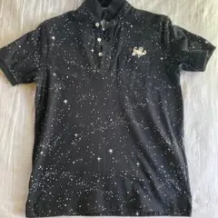 graniph 鉄腕アトム　星空柄 半袖ポロシャツ SS