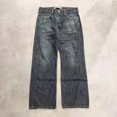 リーバイス569 Levis W30 ダークブルーデニム 青 ヒゲ 15600