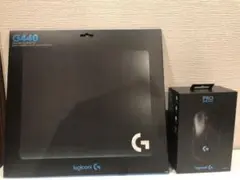 Logicool G-PPD-002WLとG440ハードゲーミングマウスパッド