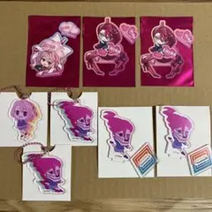 ダンダダン　キーホルダー　アクリルスタンド　ナムコ　特典　ステッカー　アイラ