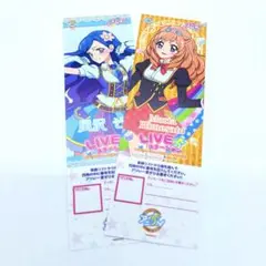 新品未使用 アイカツ アニon リクエストチケット 風沢そら 姫里マリア
