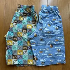 マイクラ　ステテコ　パジャマ　ユニクロ　110 ハーフパンツ　リラコ