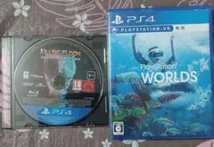 【PS4 】北米　killng(ソフトのみ)、VR 　WORLDS【動作確認済】