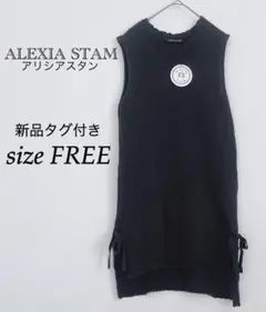 【新品タグ付き】ALEXIA STAM ニットワンピース アリシアスタン