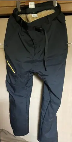 最安値美品スノーボードスキーダークグレー 2XL フリース裏地パンツ