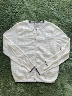 pom ponette junior カーディガン L （160）白