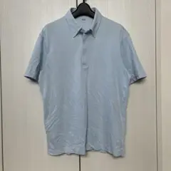 【即納】 UNIQLO ユニクロ エアリズムカノコポロシャツ ライトブルー L