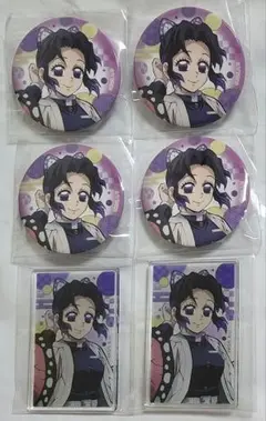 鬼滅の刃　全集中展　マグネット　バッジ　胡蝶 しのぶ