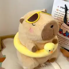 ビーチスタイルぬいぐるみ 浮き輪付き