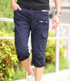 超美品♥MENZ-STYLE クロップドパンツ　L