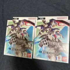 ガンダムカードゲーム　スタートデッキセット　2個セット　ボーナスパックなし　①