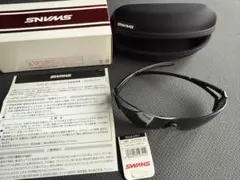 山本光学SWANS スポーツサングラス シルバーミラーxスモーク ハードケース付