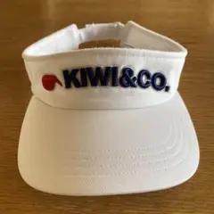 KIWI&CO. ホワイト バイザー