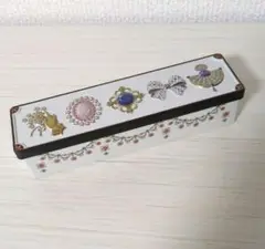【ビジュー缶】お菓子の空缶　小物入れ デザイン缶