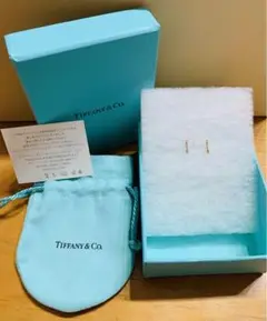 ティファニー ステム ピアス ダイアモンド18k ローズゴールド