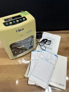 タイムレコーダー　TR-001s 動作確認　Cカード付き