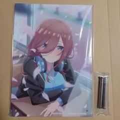 アクリルアートパネル 中野三玖 きゃらっとくじ H賞