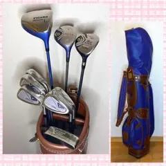 w002 レディース☆初心者向け HONMA 他9本 ゴルフクラブセット