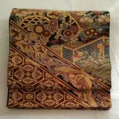 超美品 細密織り袋帯