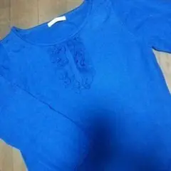 美品　techichiフリルニット