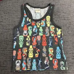 カラフルボトルプリントタンクトップ 100cm