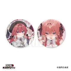 未開封 メロブくじ 池内たぬま ナちゃんdeいっぱいくじ 缶バッチ2個セットD
