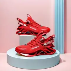 SportFashion 【メンズ スポーツフュージョンスニーカー☆色：レッド】