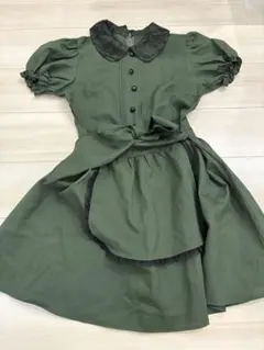 グリーン姫系メイド風ワンピース　量産型 地雷系