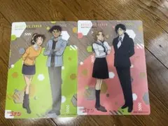 コナンクリアアートボード平次&和葉　紅葉&伊織