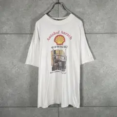 シェル石油　半袖　Tシャツ　ガソリンスタンド　ドイツ　電話番号　プリント　企業