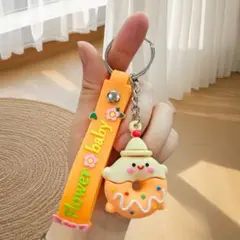 バッグチャーム キーホルダー キーリング ドーナツ スイーツ 手のひらサイズ