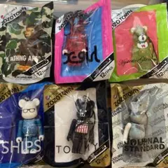 未開封pepsi NEX × ZOZOベアブリック ストラップ 6種セット