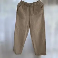 H&M リネン混　セミワイドパンツ　ベージュ アイボリー　XSサイズ
