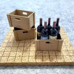 ミニチュアボックス カゴ ナチュラル3個セット クラフトバンド エコクラフト