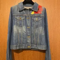 COACHI デニム Gジャン ジャケット 部分レザー