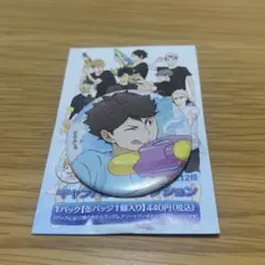 ハイキュー　水遊び缶バッジ　及川徹