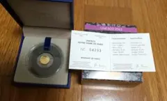 ユネスコ ノートルダム 金貨 0.5グラム