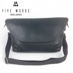 【FIVE WOODS】極美品 ショルダーバッグ メッセンジャー フラップ