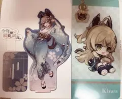 原神 綺良々 アクリルスタンド クリアファイル