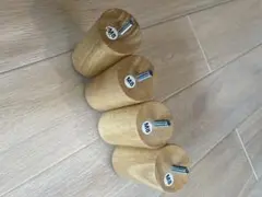 MUJI 木製脚 12cm ナチュラル (M8)