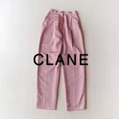 美品 CLANE 2,6万円 ピンクのテーパードパンツ クラネ ワイドパンツ