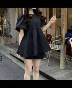 新品　グレイル エンボス加工バックリボンチュニック[pp128a]
