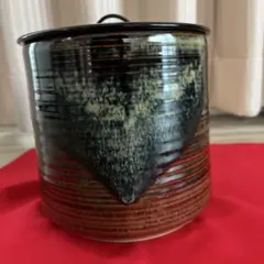 【 飾壺 / 宇田佐平 】瀬戸釉 壺飾 佐平窯 骨董品 茶道 茶道具 通販販売【茶道具】 茶壺 飾壺セット 瀬戸釉 *宇田佐平* 壺飾*荘