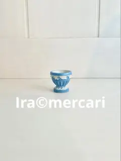 2010年ウェッジウッド風　コンポート皿　フェーブ　フェーヴ　ミニチュア陶器　杯