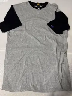 00s古着Result XL/TG グレー・黒 ラグランTシャツ